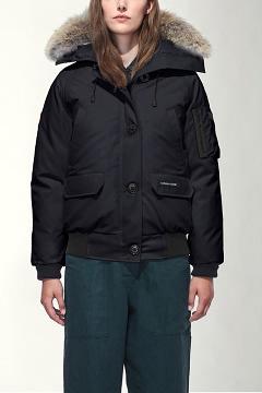 Chamarras Canada Goose Mujer Outlet - Chilliwack Chaqueta De Bombardero Azul Marino UL9502876